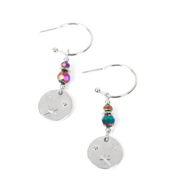 Paparazzi Jewelry - Stunning Supernova & Artificial Starlight Necklace & Earring - Picture 10 of 10